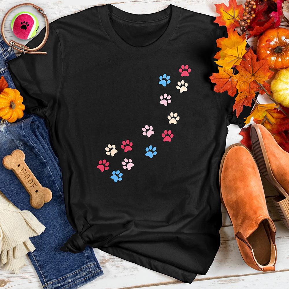 Road To My Heart Paw Tee