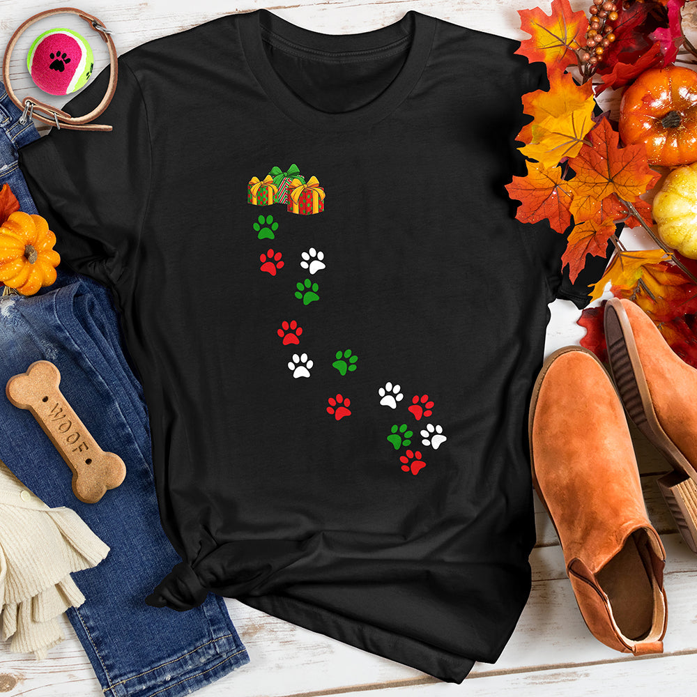 Paw Print Gift Trail Tee