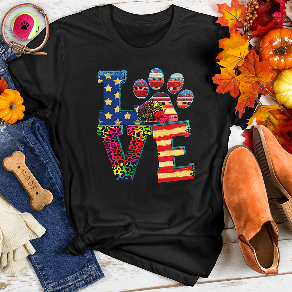 Love Paw Print Tee