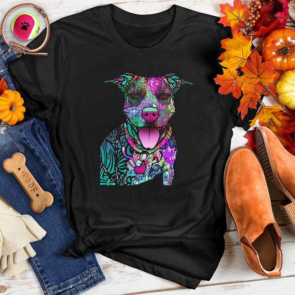 Abstract Dog Tee
