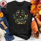 Floral Paw Print Tee