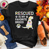 Rescued is My Favorite Breed Tee