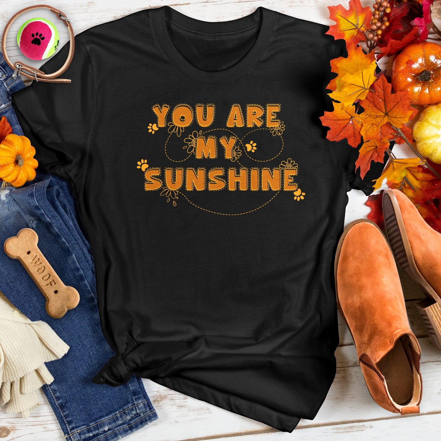 You Are My Sunshine Paws Tee