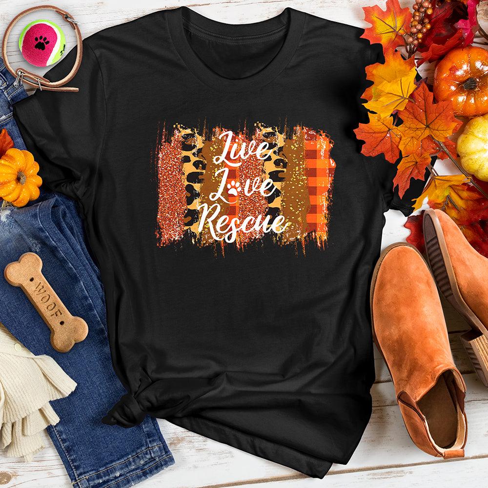 Live Love Rescue Leopard Tee