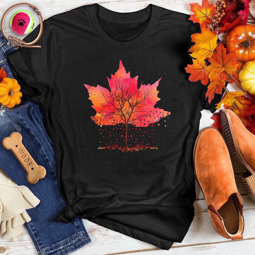 Falling Leaves Paw Tee