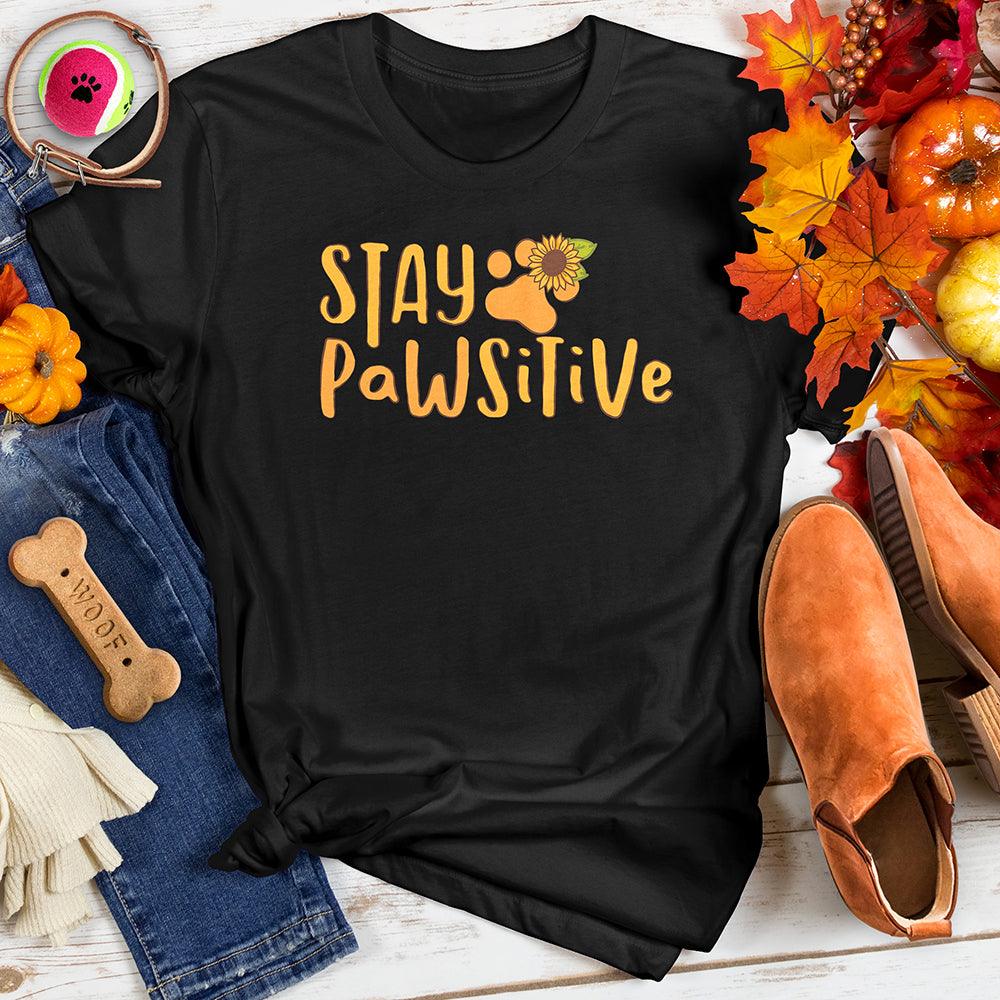 Stay Pawsitive Sunflower Tee