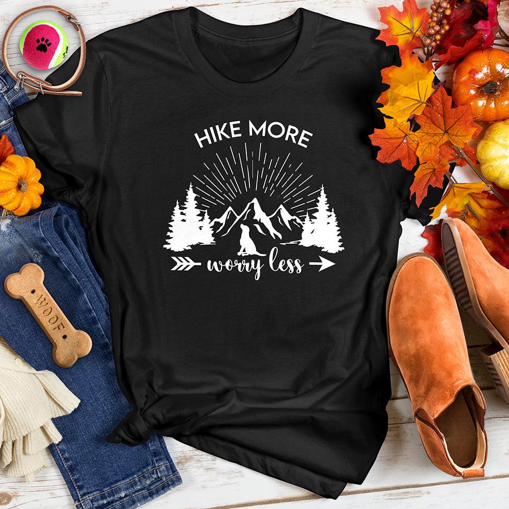 Hike More Worry Less Arrow Tee