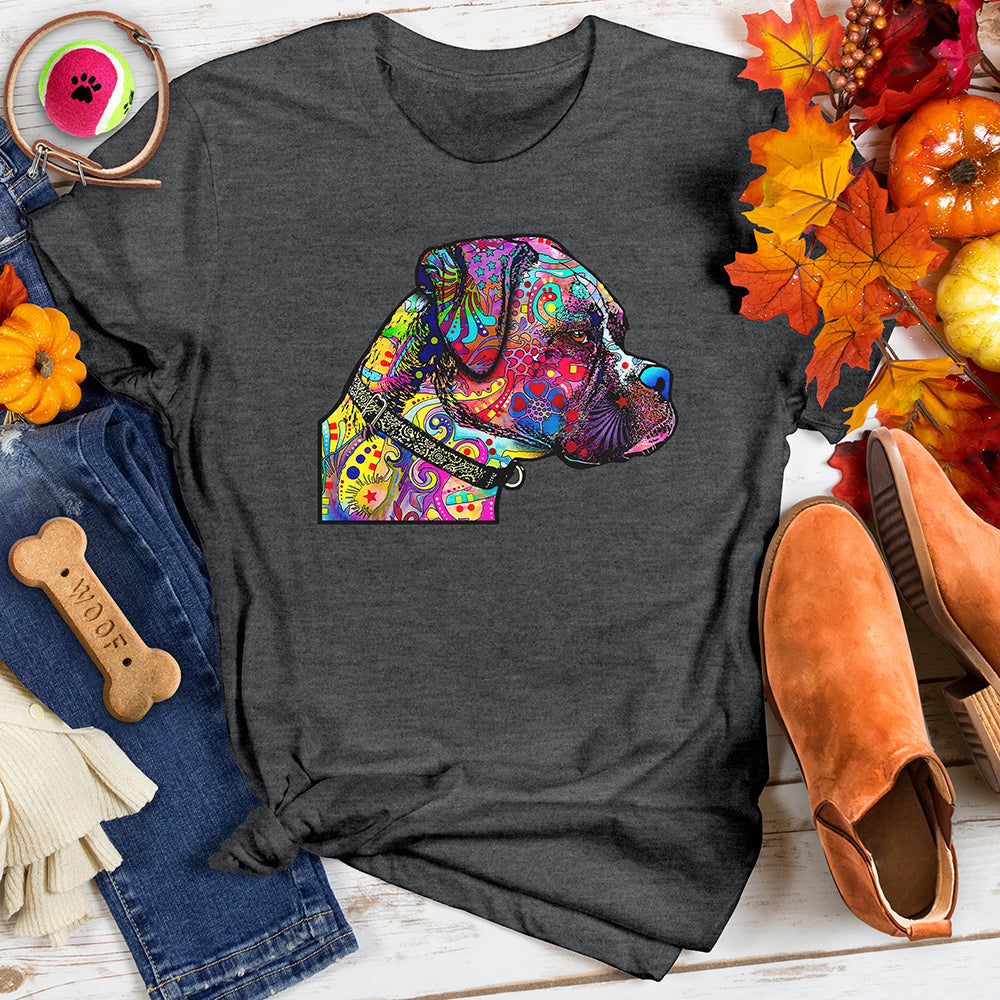 Vibrant Pup Art Tee