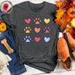 Hearts & Paws Colorful Tee