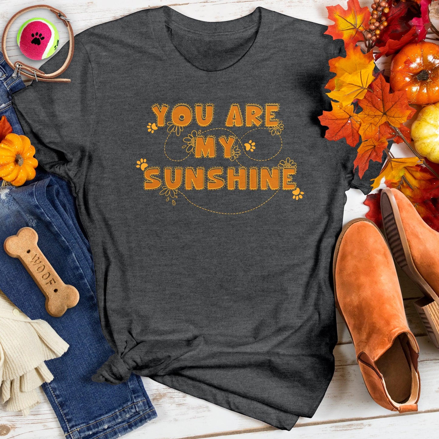 You Are My Sunshine Paws Tee