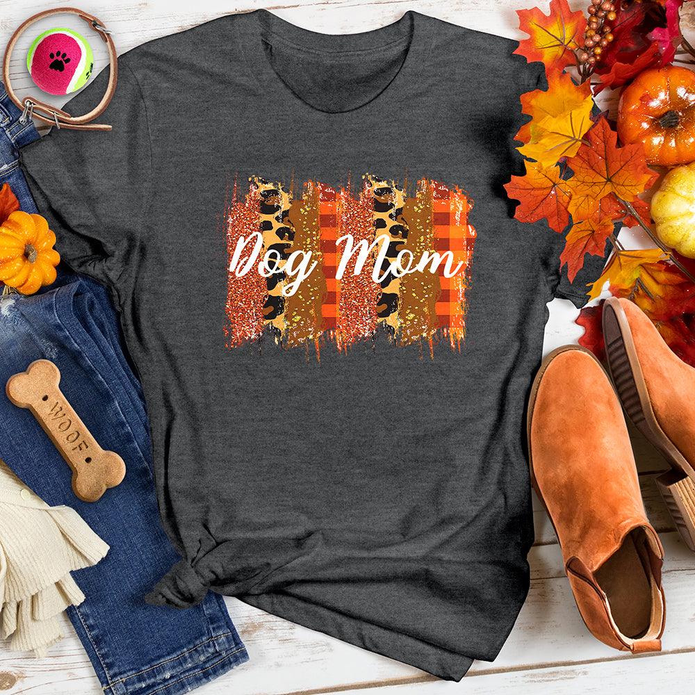 Dog Mom Fall Leopard Tee