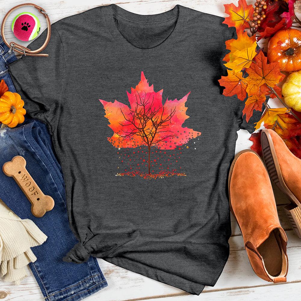 Falling Leaves Paw Tee