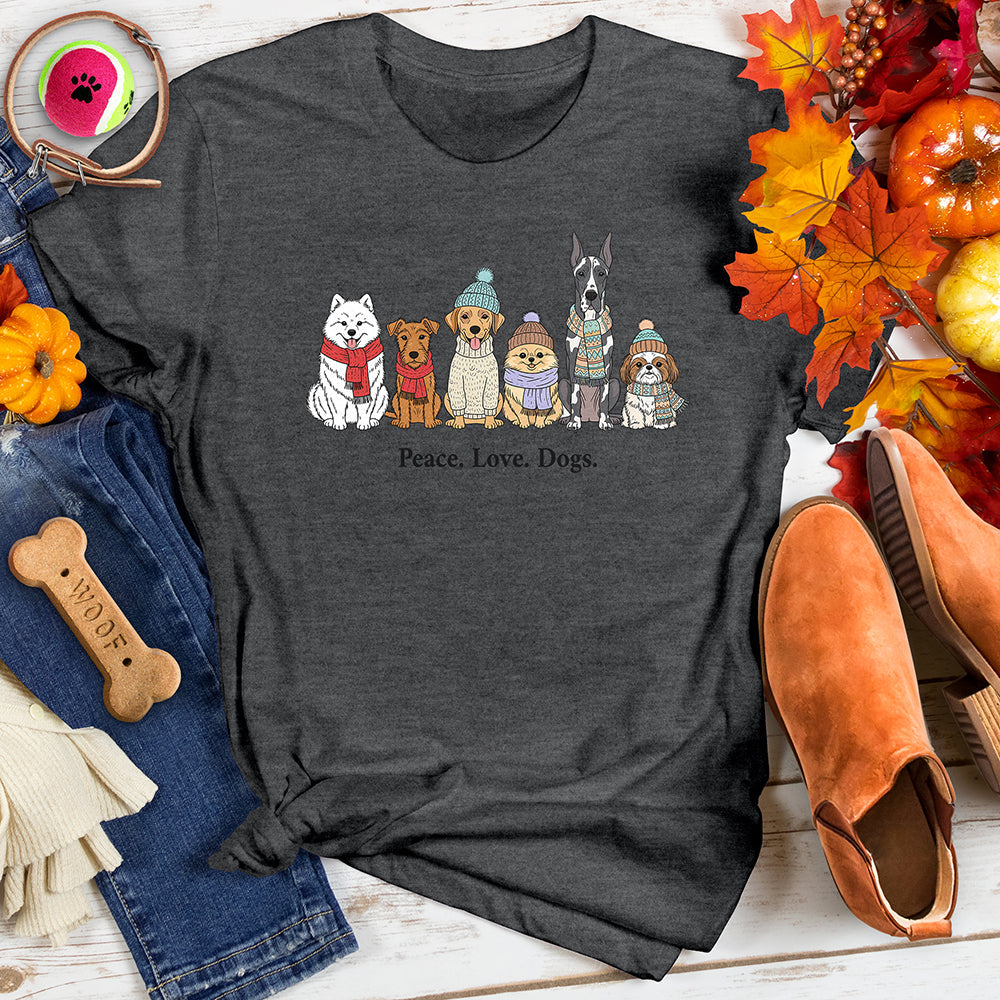 Peace Love Dogs Tee