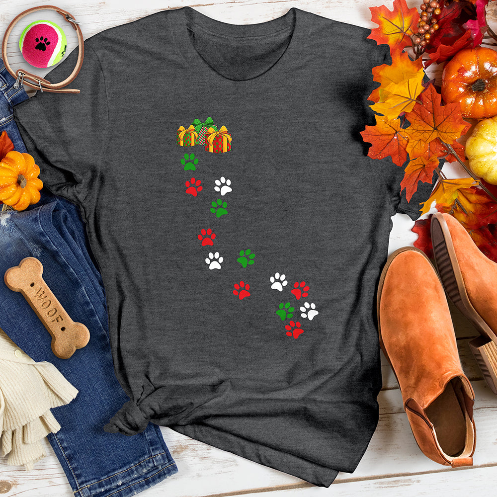 Paw Print Gift Trail Tee