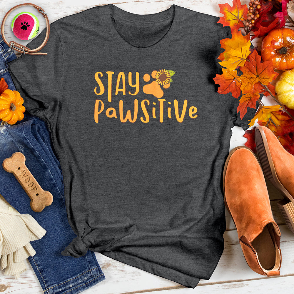 Stay Pawsitive Sunflower Tee
