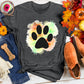 Pastel Paw Splash Tee