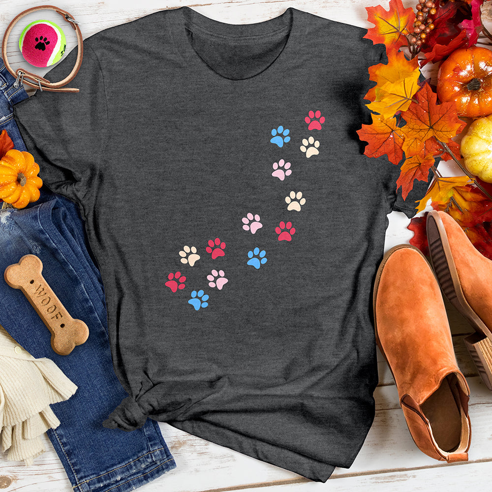 Road To My Heart Paw Tee