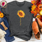 Stay Pawsitive Sunflower Art Tee