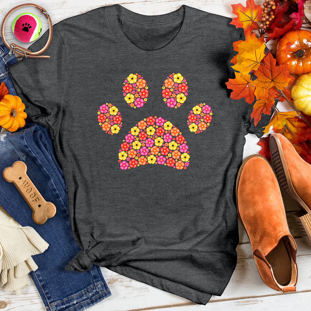 VIvid Floral Paw Tee