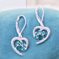Heart Paw Birthstone Earrings