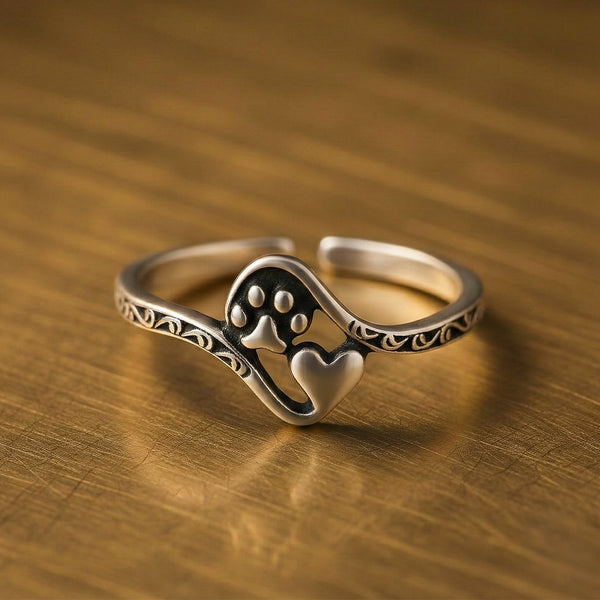 Eternal Paw Love Ring