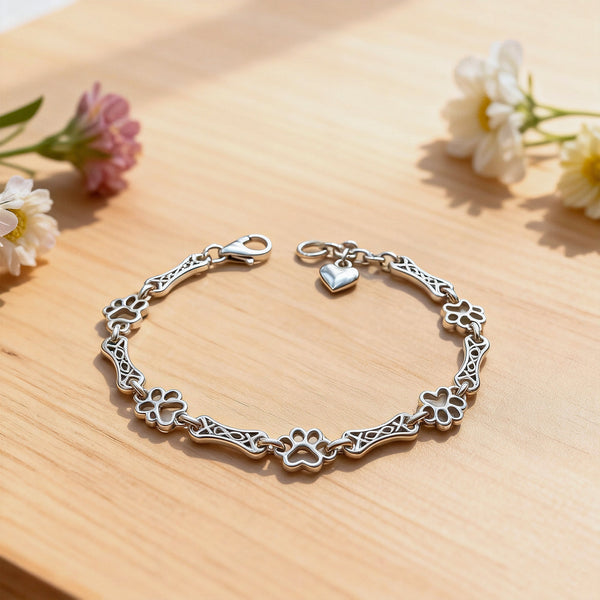 Pawprints of Love Charm Bracelet