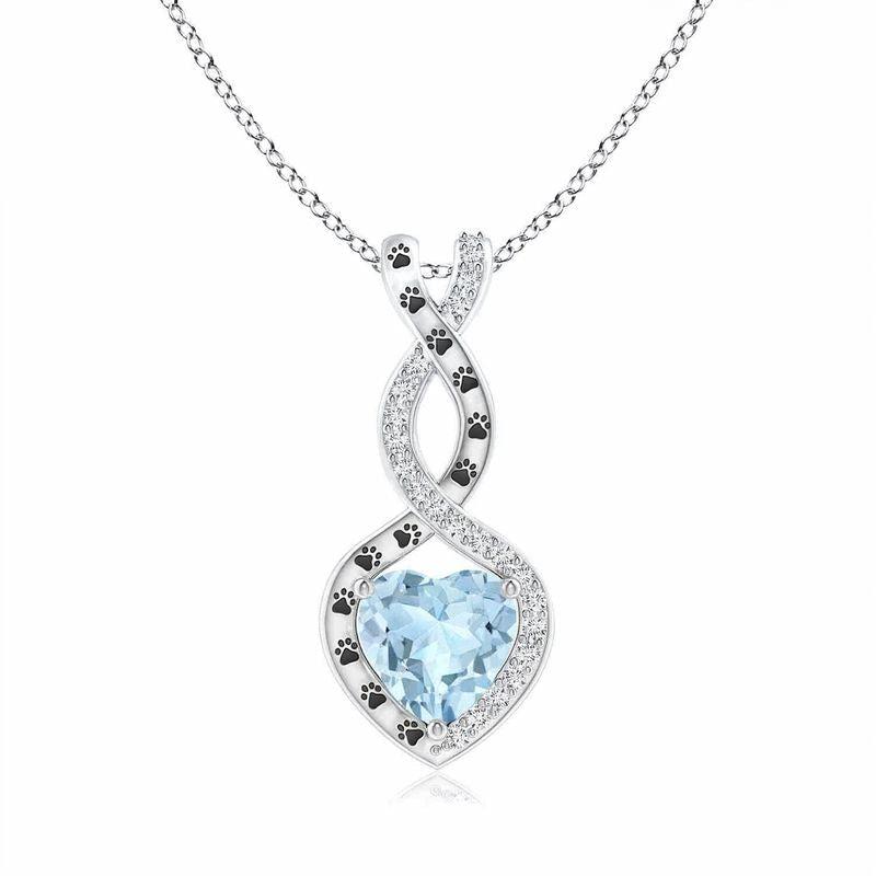 Eternal Love Heart Pendant Necklace