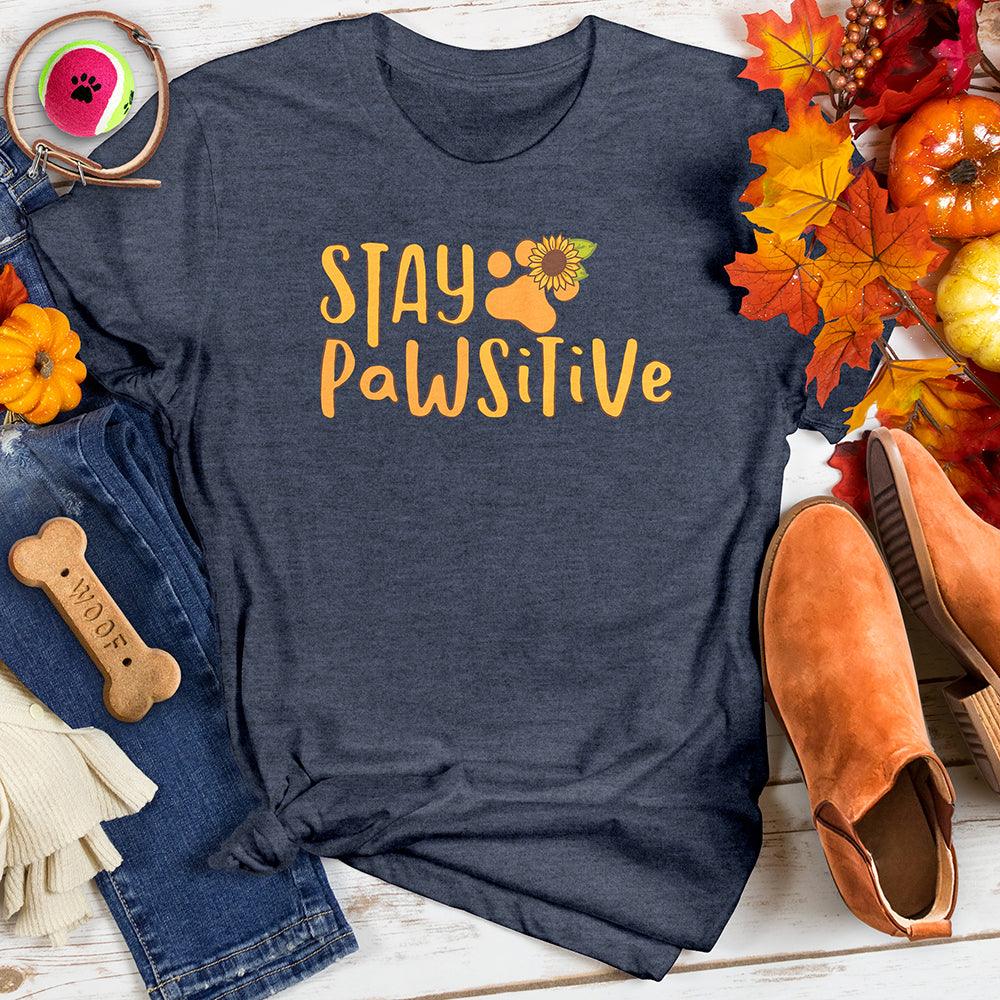 Stay Pawsitive Sunflower Tee