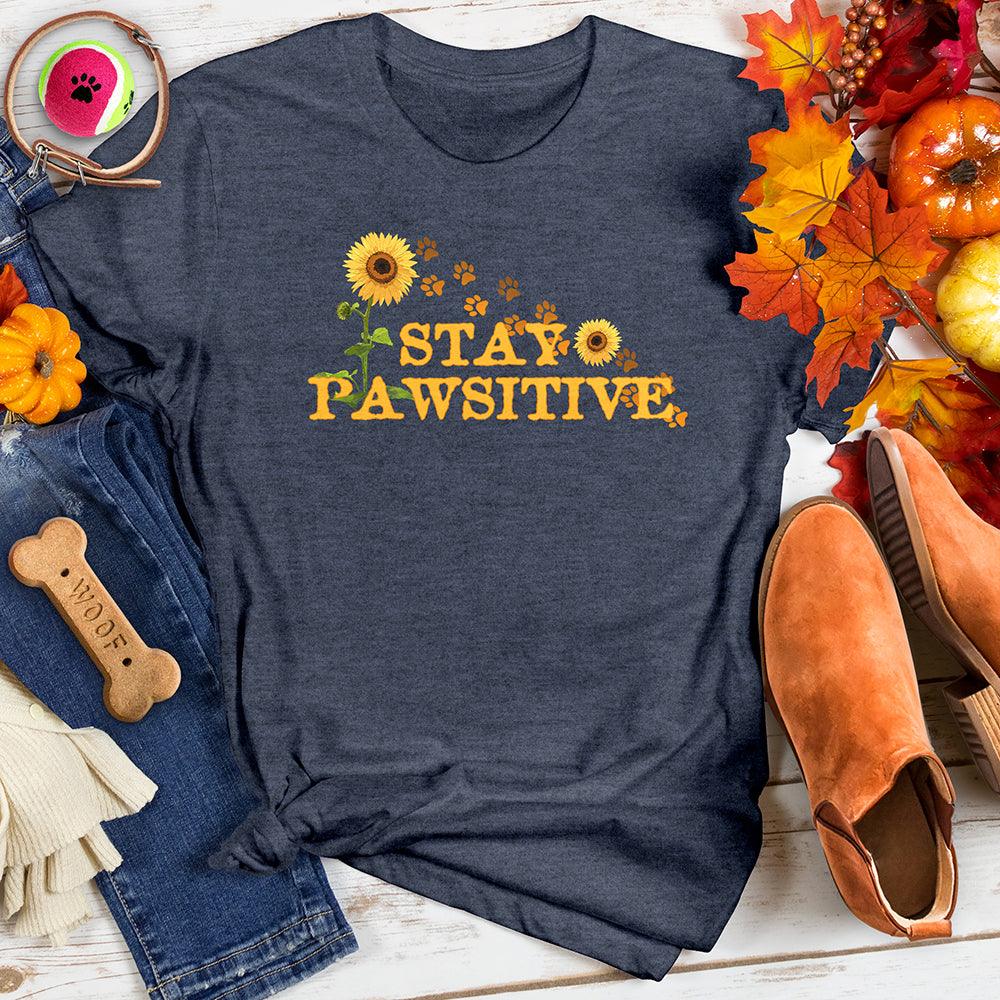 Stay Pawsitive Sunflower Path Tee