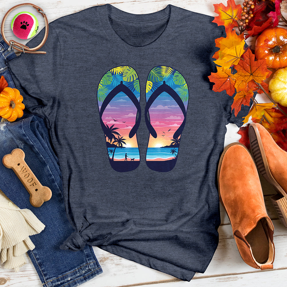 Flip Flops Tropical Tee