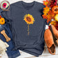 Stay Pawsitive Sunflower Art Tee