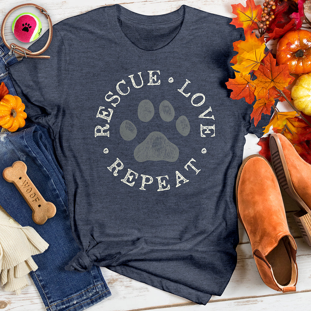 Rescue Love Repeat Tee