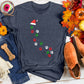 Santa Hat Paw Path Tee