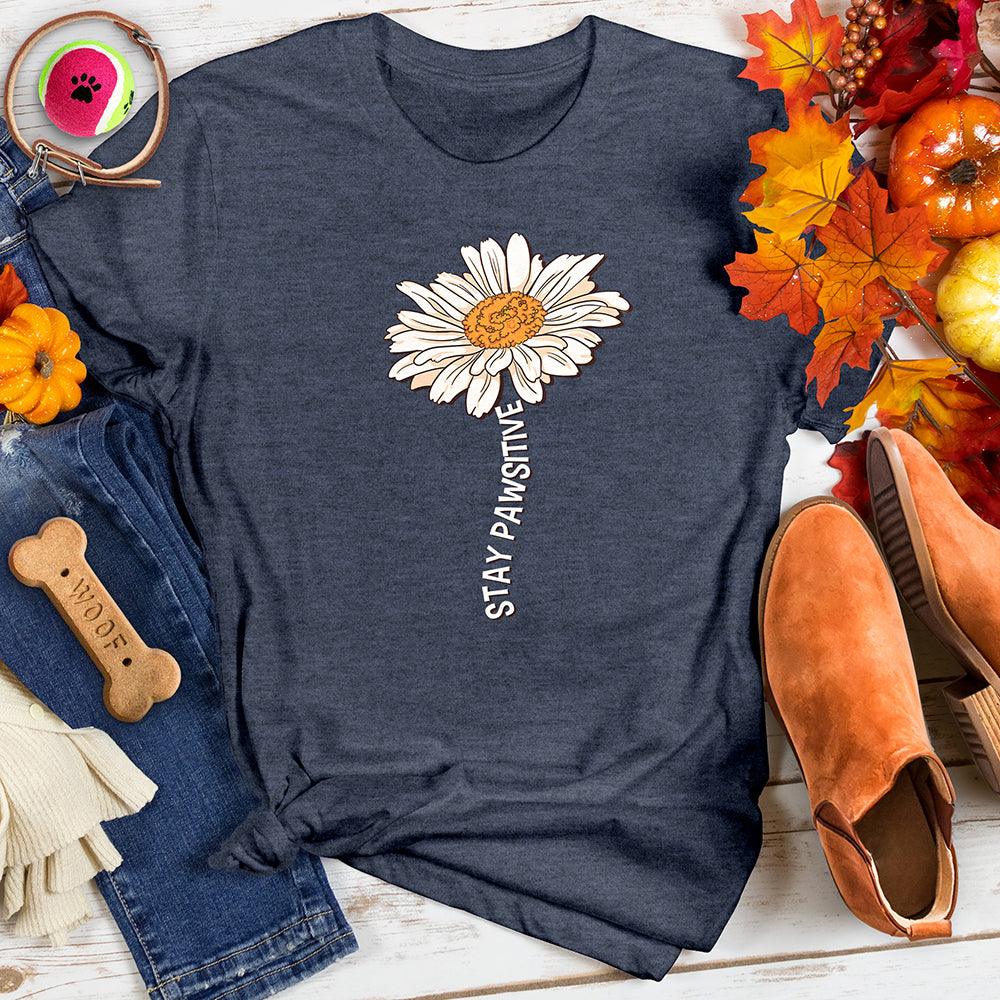 Stay Pawsitive Blooming Daisy Tee