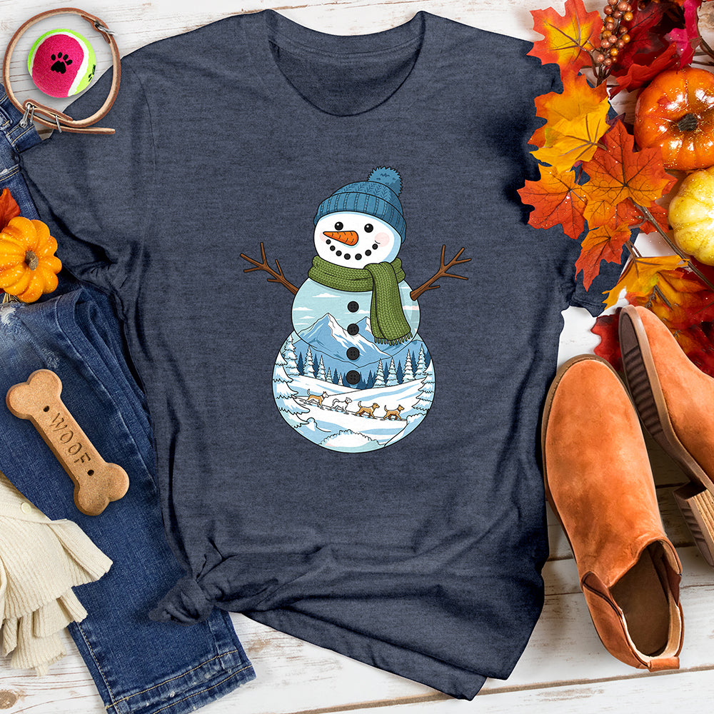 Snowman Pup Tee