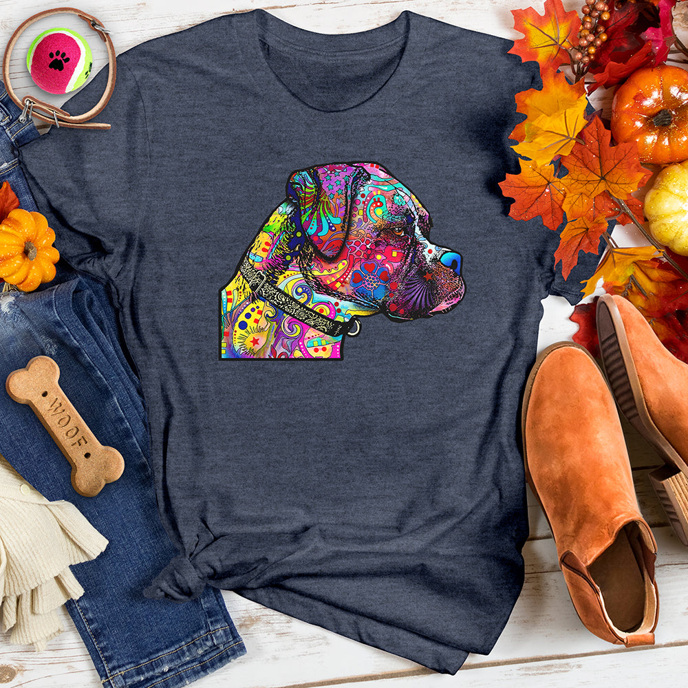 Vibrant Pup Art Tee