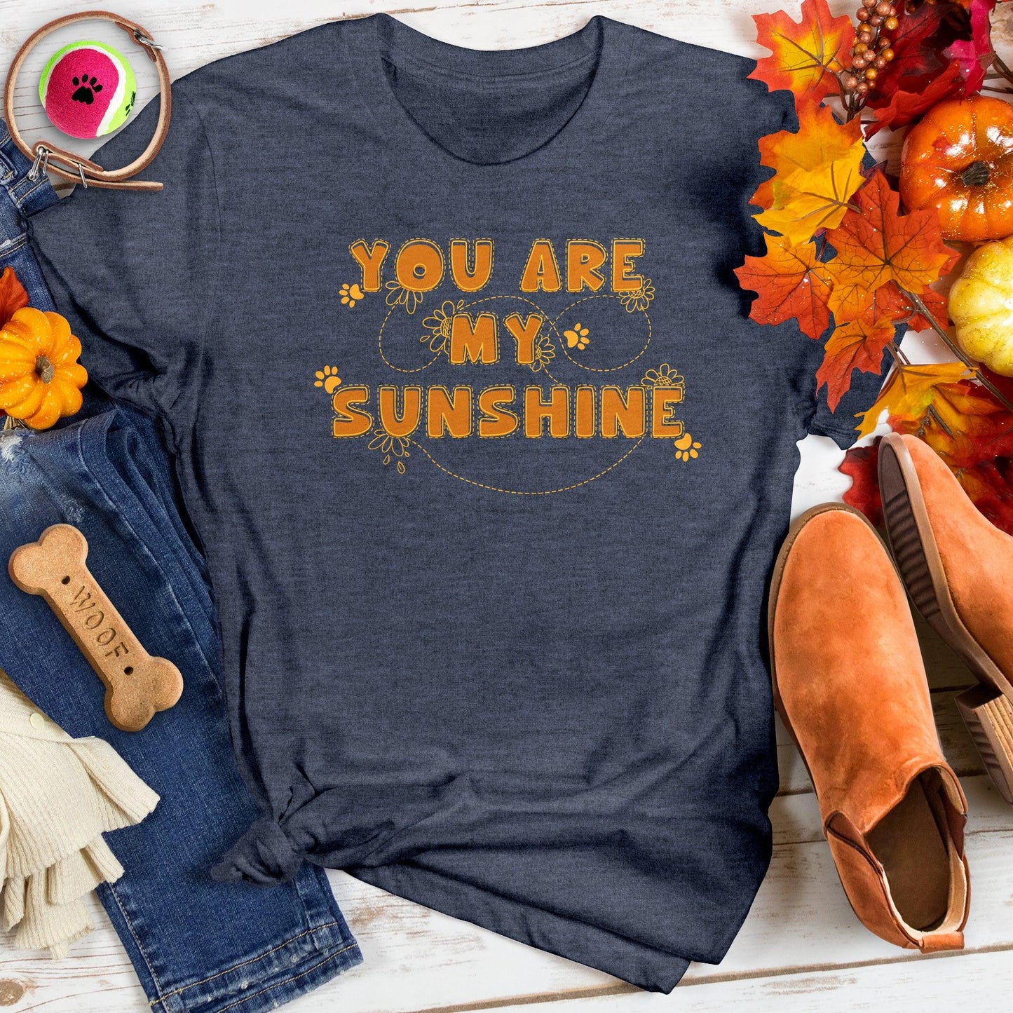 You Are My Sunshine Paws Tee
