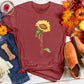 Stay Pawsitive Stem Tee