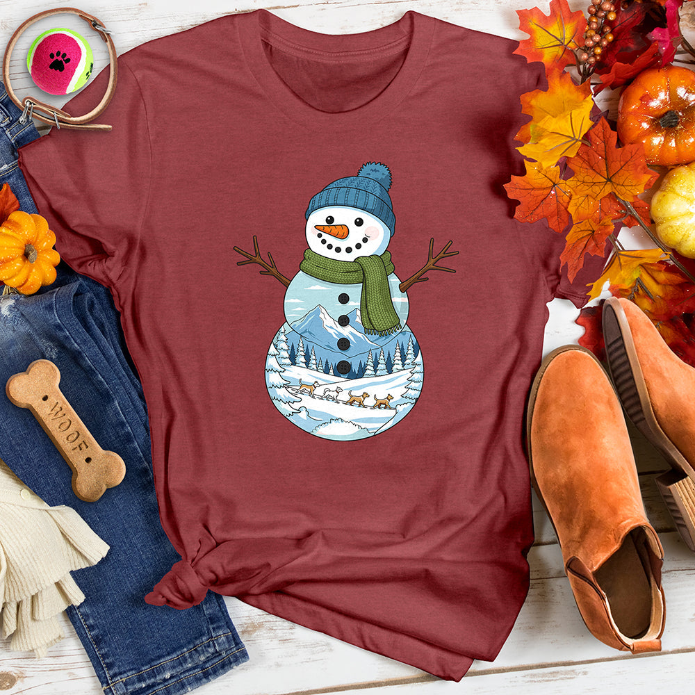 Snowman Pup Tee