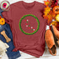 Paw Holiday Wreath Tee