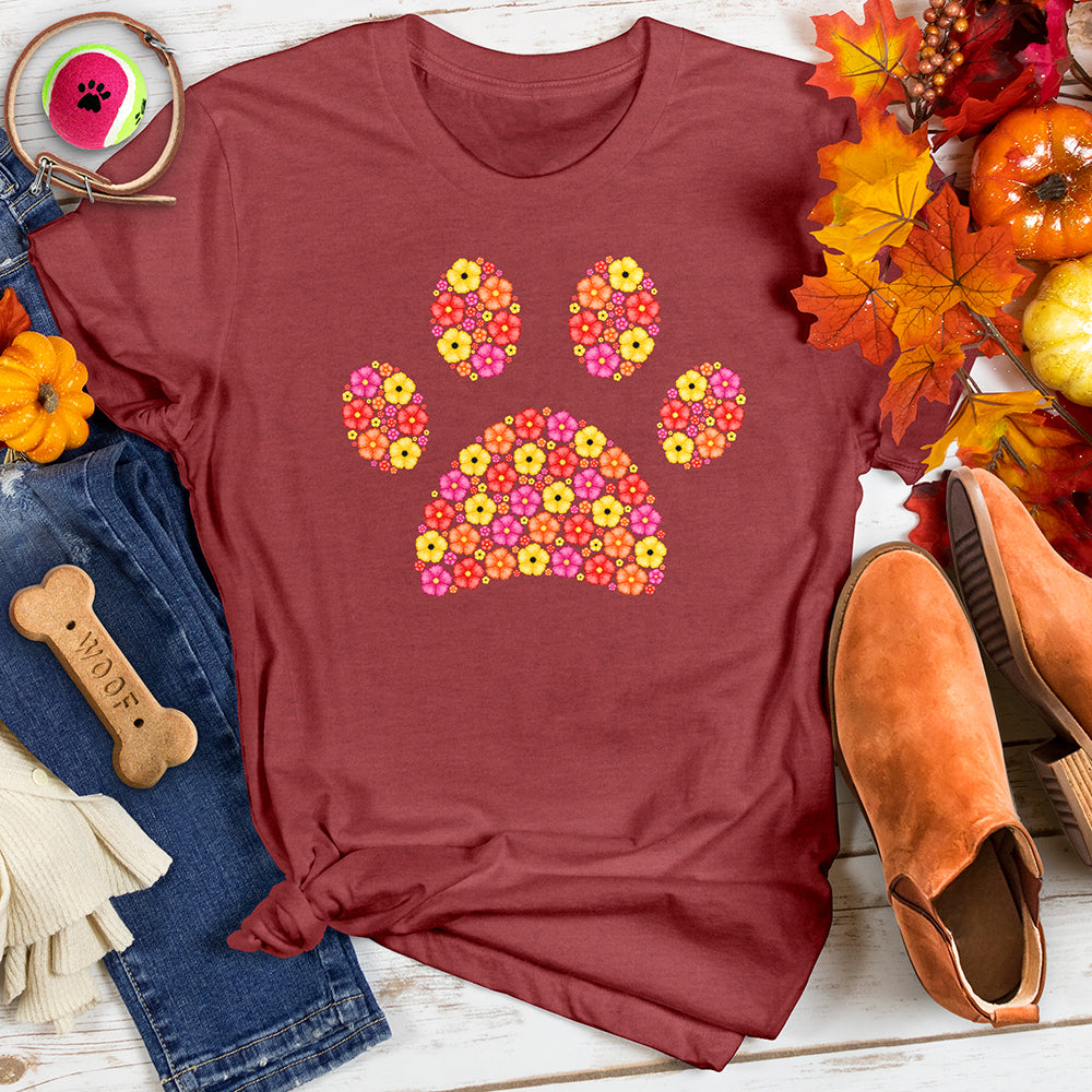 VIvid Floral Paw Tee