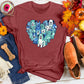 Heart Shaped Dog Tee