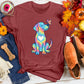 Tie Dye Spring Dog Tee
