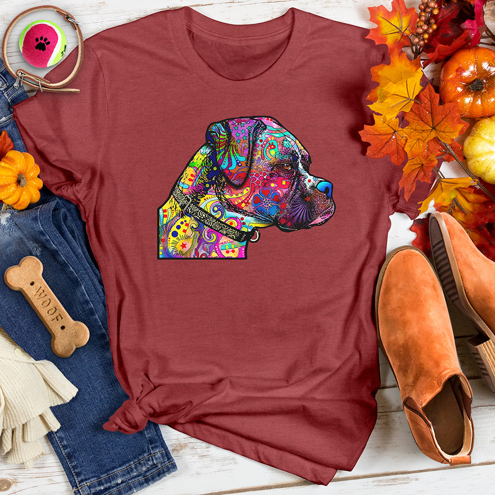 Vibrant Pup Art Tee