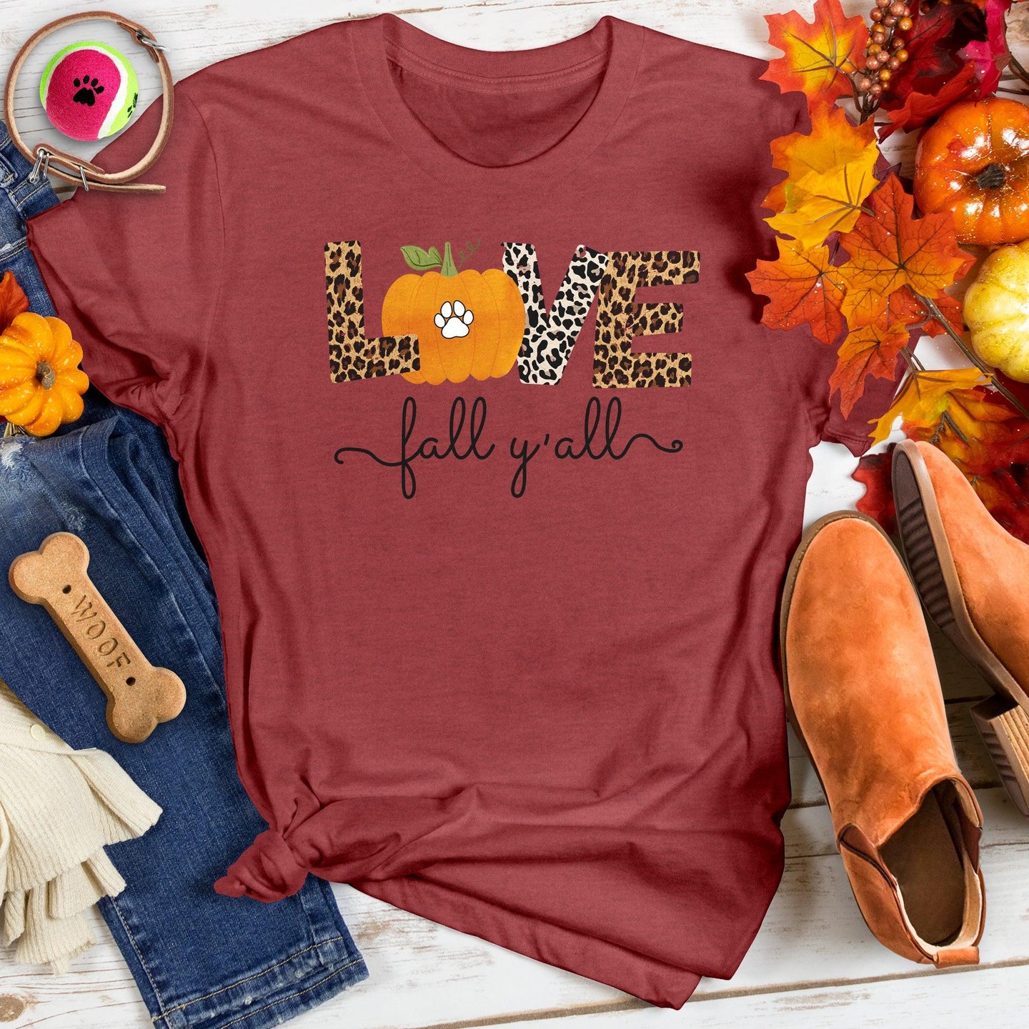 Love Fall Y'All Tee