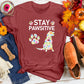 Stay Pawsitive Floral Tee
