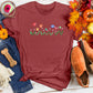 Floral Pawline Tee