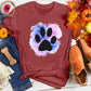 Aurora Paw Splash Tee