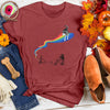 Dog Walking on a Rainbow Tee