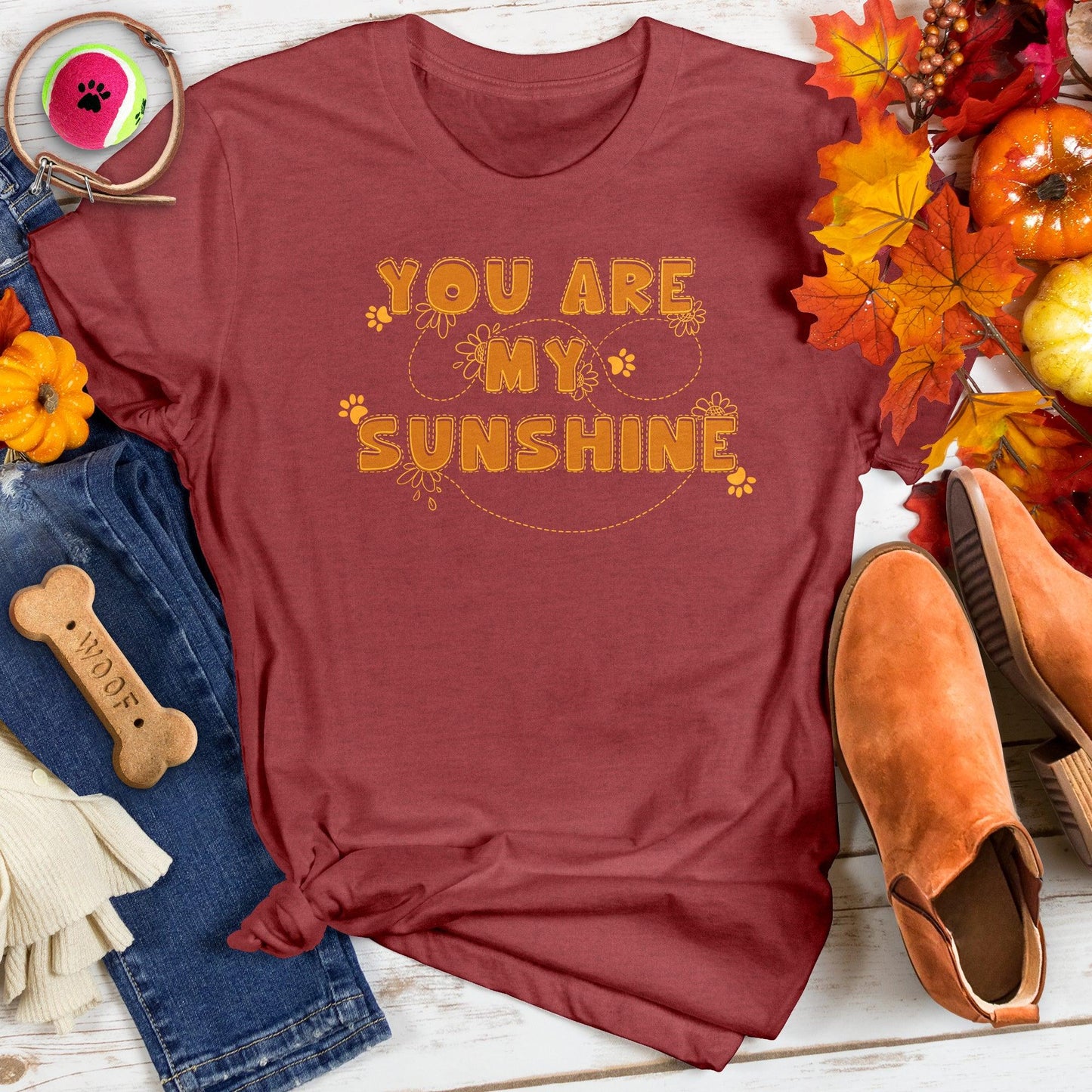 You Are My Sunshine Paws Tee